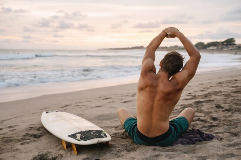 Recovery after surfing in Canggu