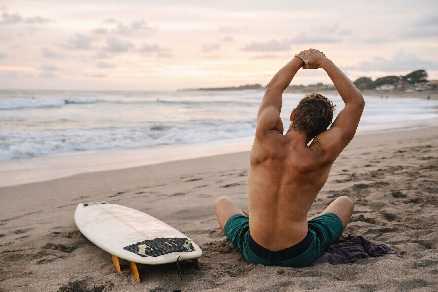 Recovery after surfing in Canggu