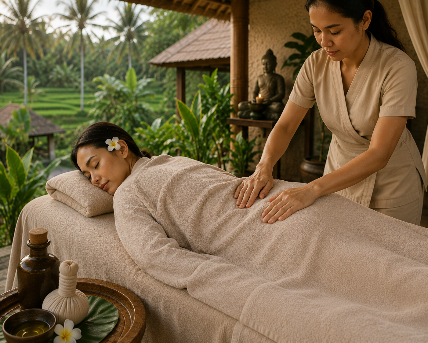 Lymphatic drainage technique Canggu