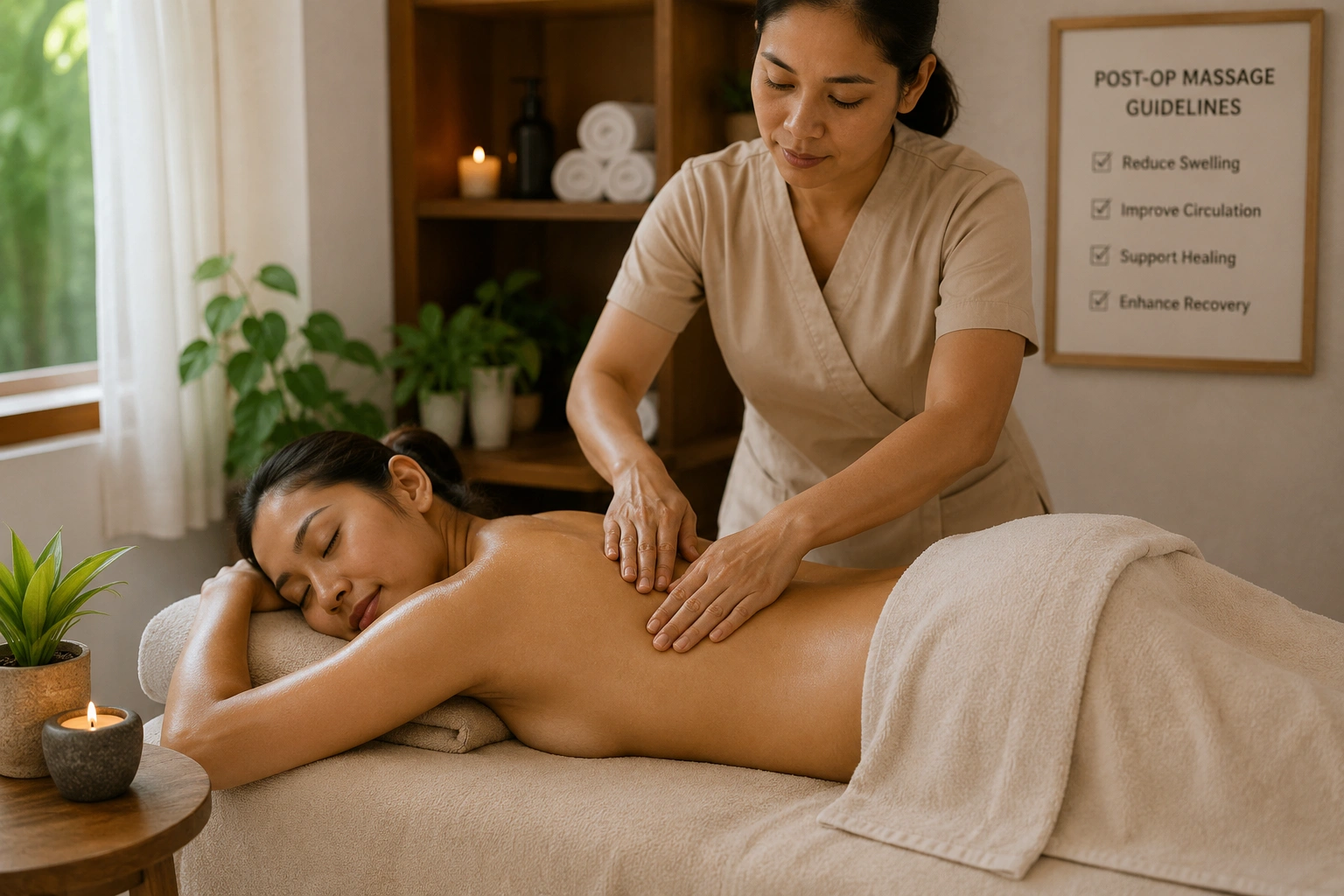 When to get post-op massage Canggu
