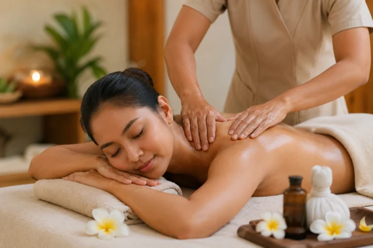 Post-liposuction massage Umalas