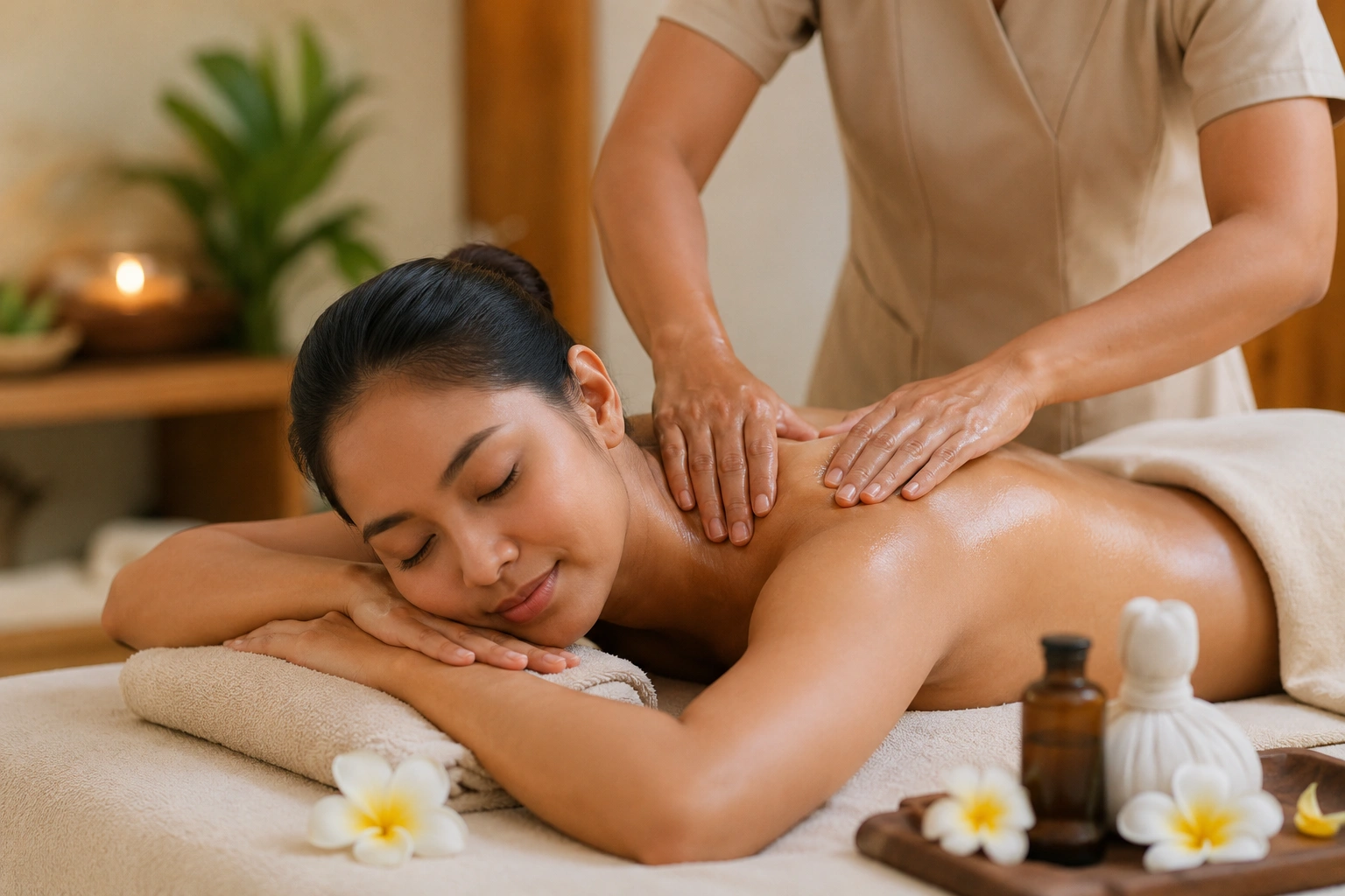 Post-liposuction massage Umalas